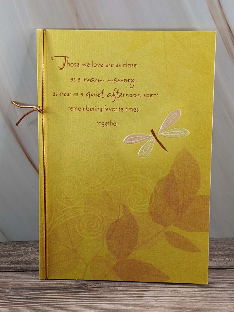 Memories Shared Sympathy Card