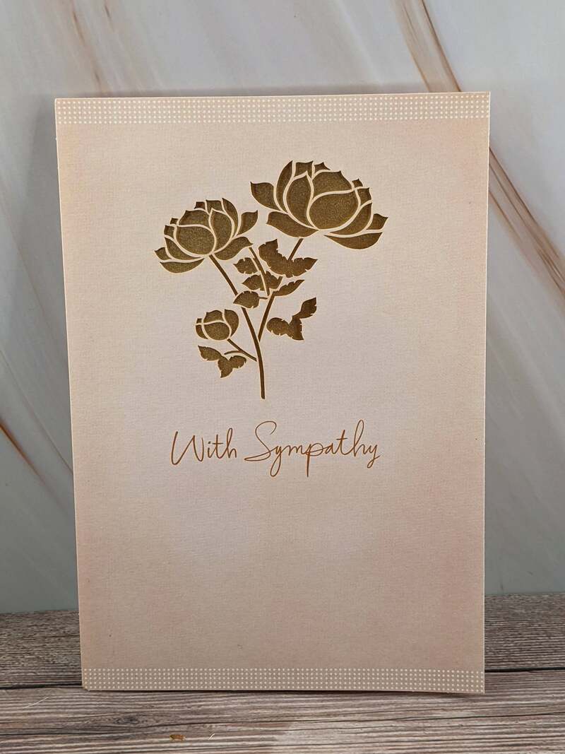 Thoughts and Prayers Sympathy Card