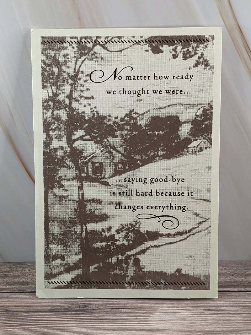 Honor and Mourn Sympathy Card
