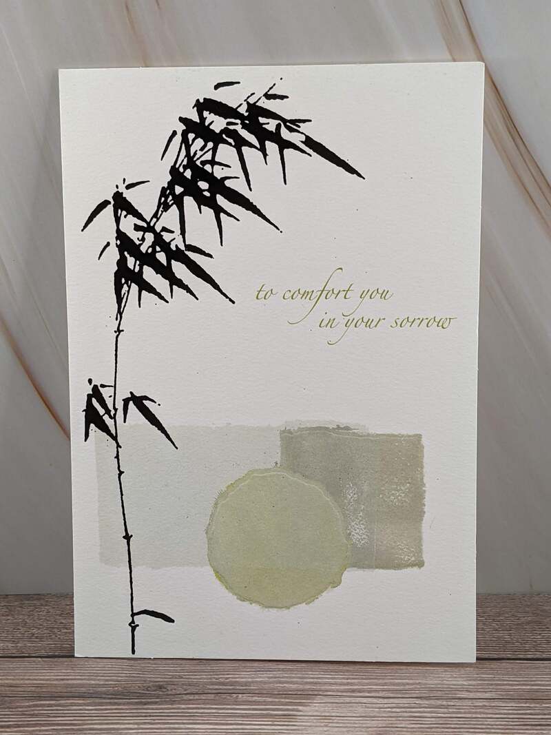 Comfort in Sorrow Sympathy Card