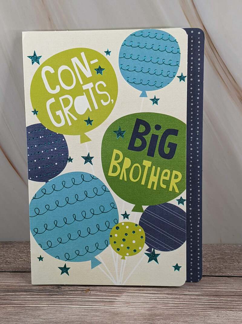 Baby Congrats Card for Big Brother