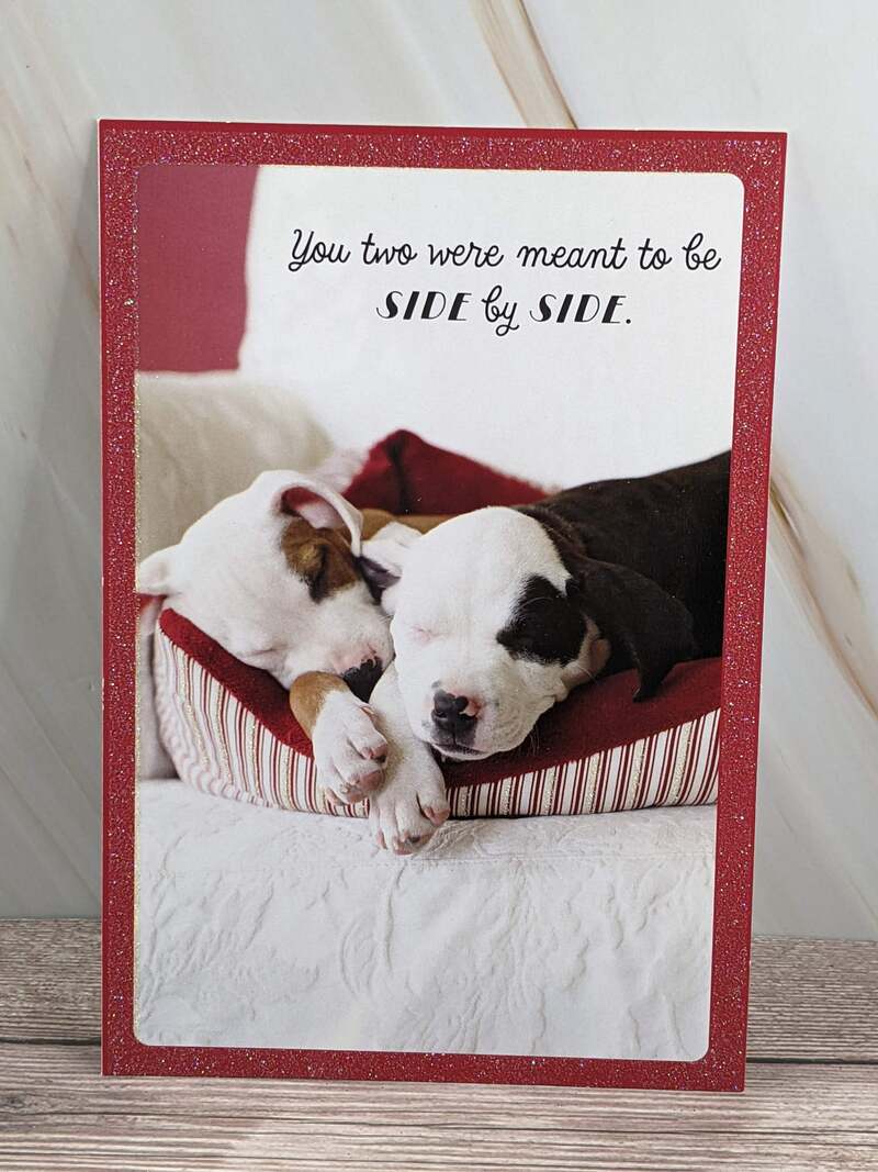 Side by Side Anniversary Card
