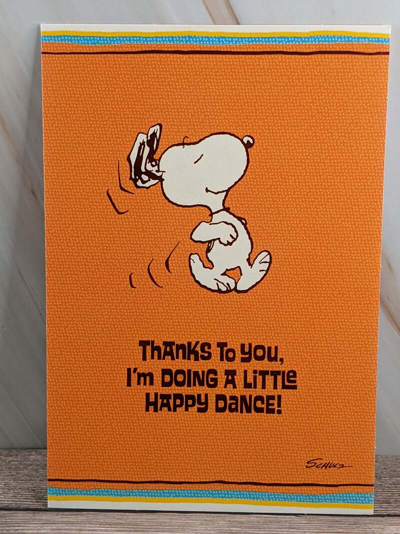 Happy Dance Thank You Card