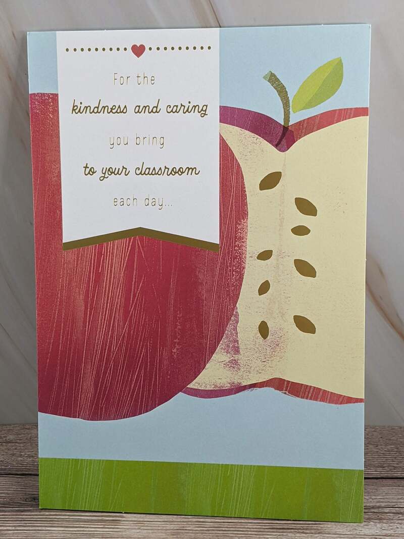 Caring Teacher Thank You Card