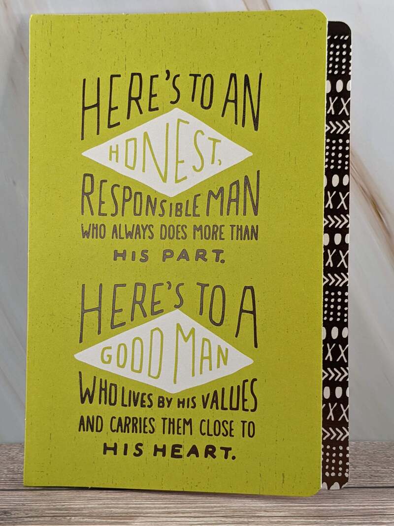 Good Man Birthday Card