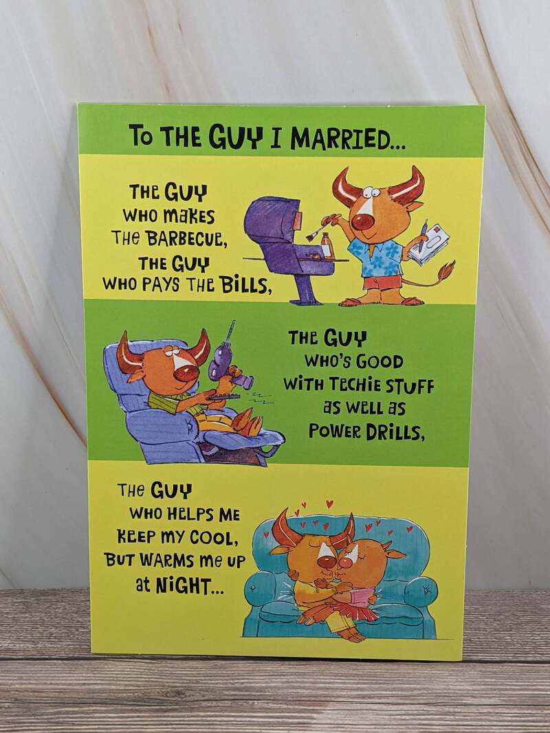 Married to Mr. Right Birthday Card