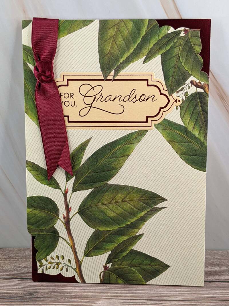 Thoughtful Grandson Birthday Card