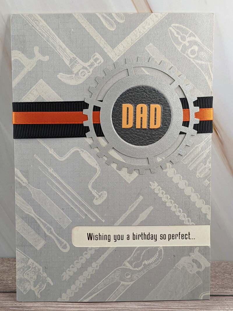 Built by Dad Birthday Card