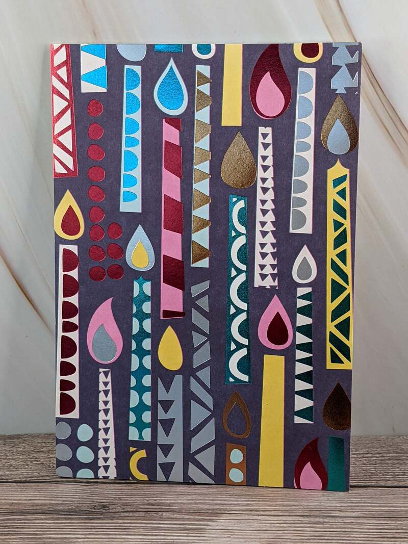 Candles Birthday Card - Blank