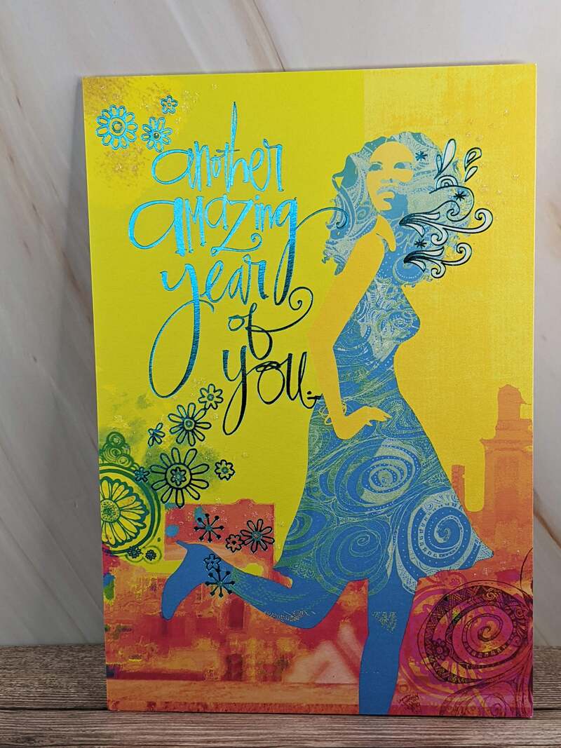Amazing Year of You Birthday Card