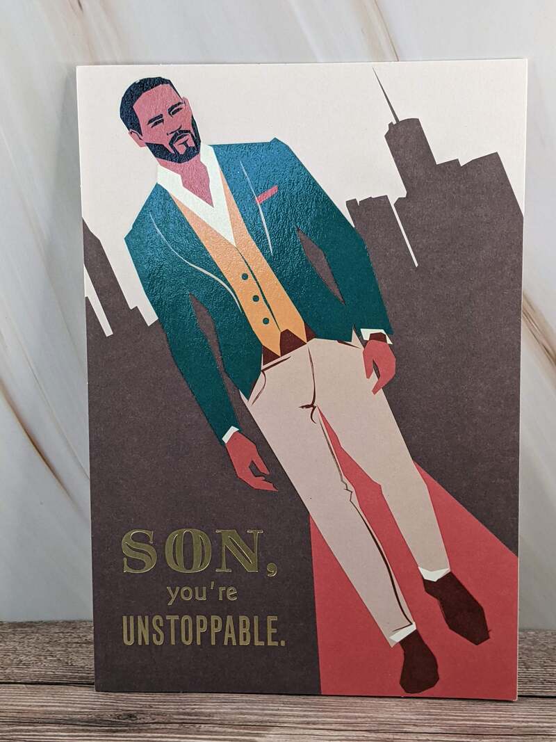 Unstoppable Son Birthday Card