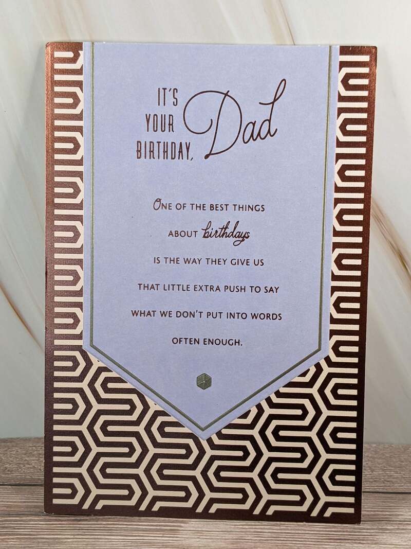 Much Loved Dad Birthday Card