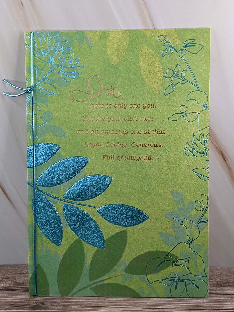 Son with Integrity Birthday Card