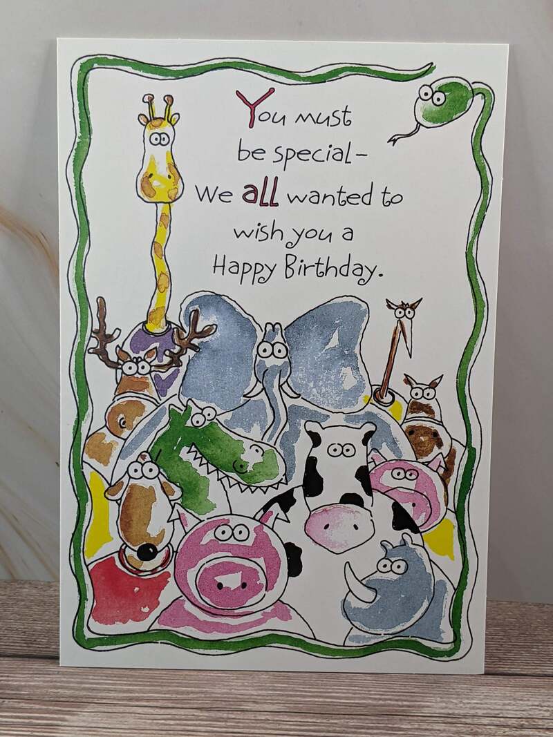 Happy Birthday Card from All of Us