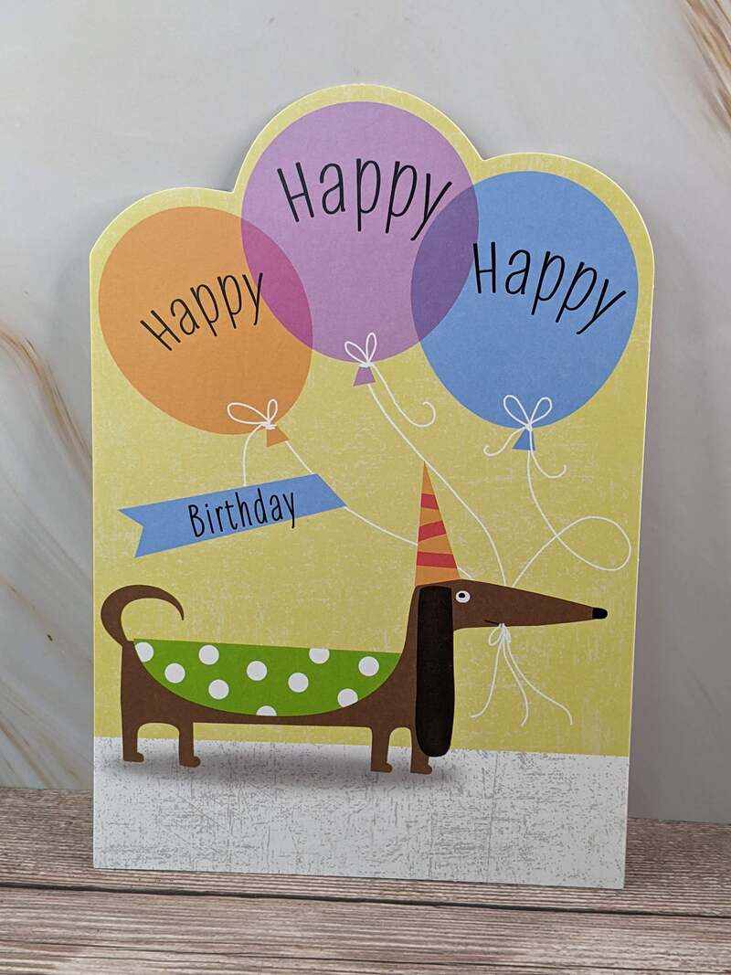 Hot Dog Birthday Card