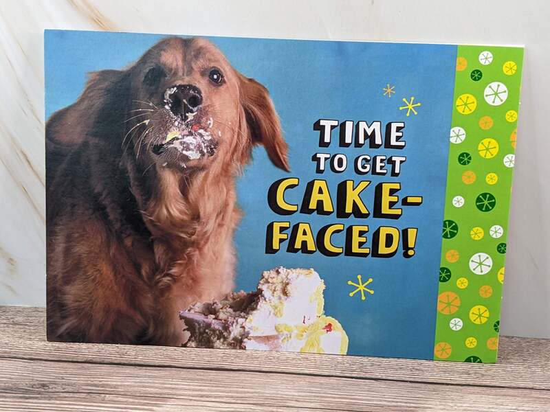 Cake-Faced Birthday Card