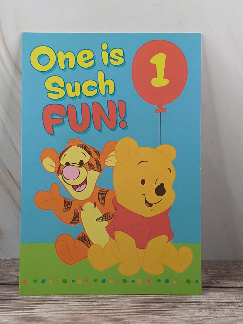 One is Fun Birthday Card