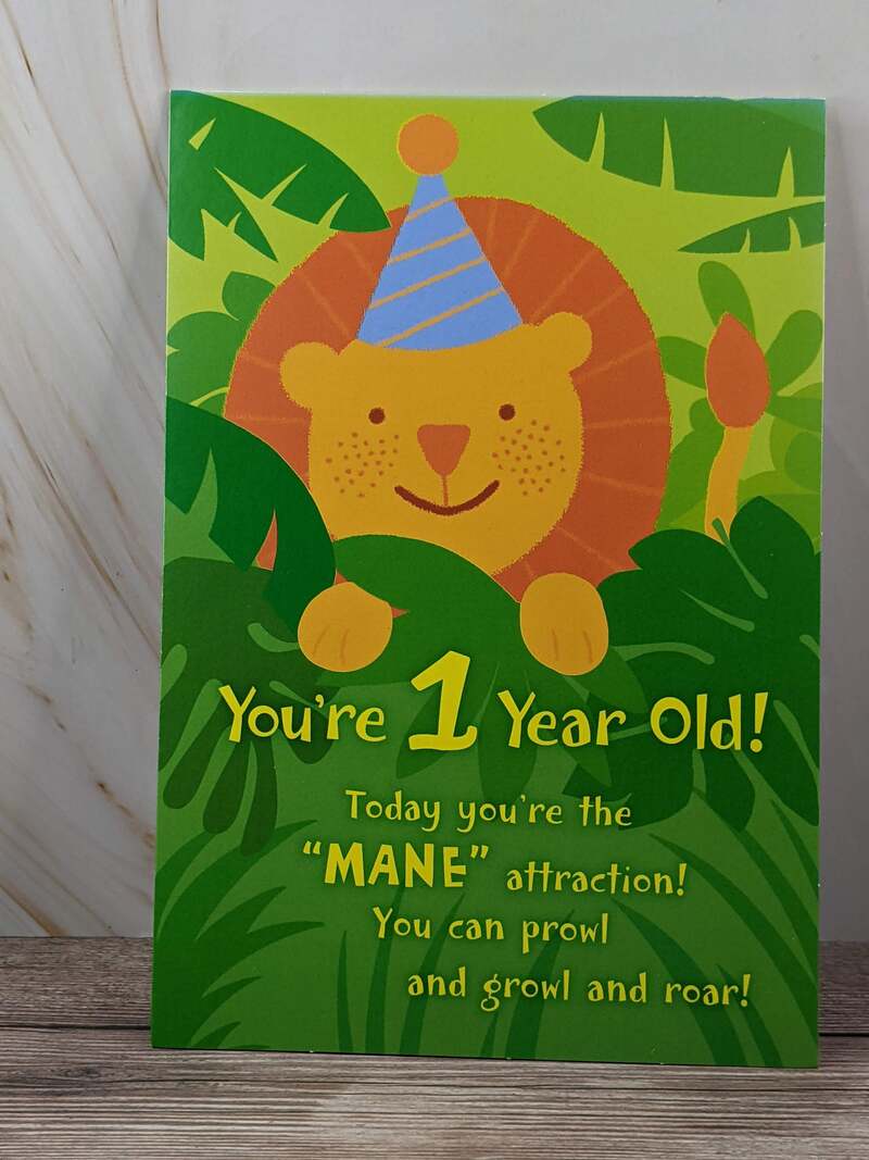 1 Year Old Birthday Card