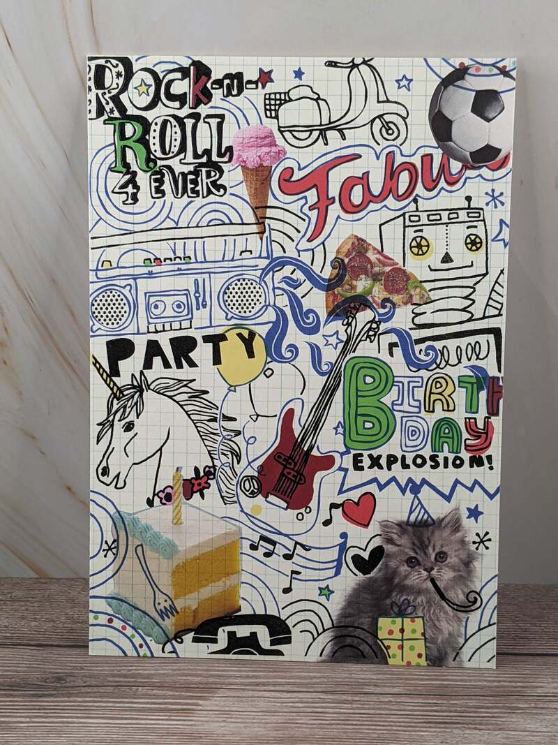 Fun Doodle Birthday Card