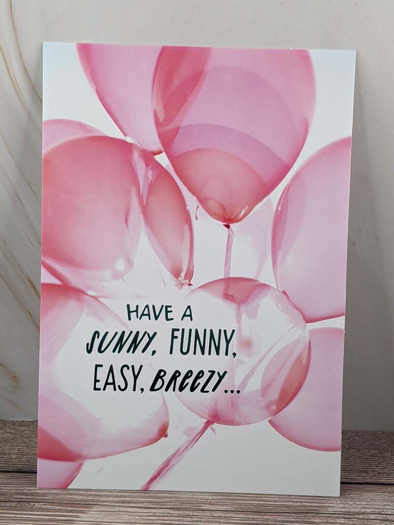 Carefree Birthday Card