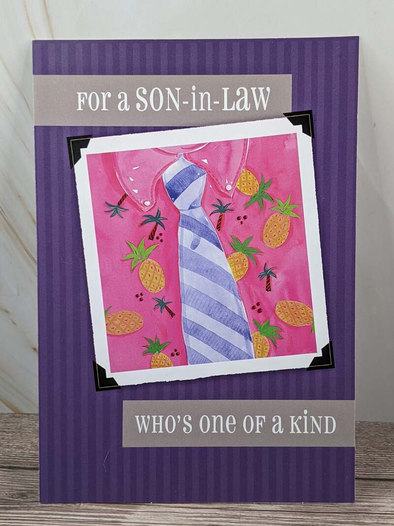 Unique Son-in-Law Birthday Card