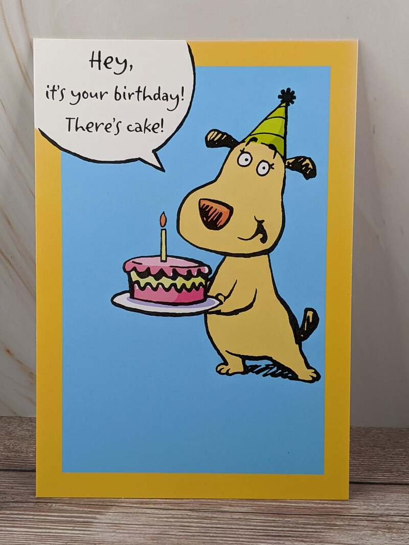 There's Cake Birthday Card