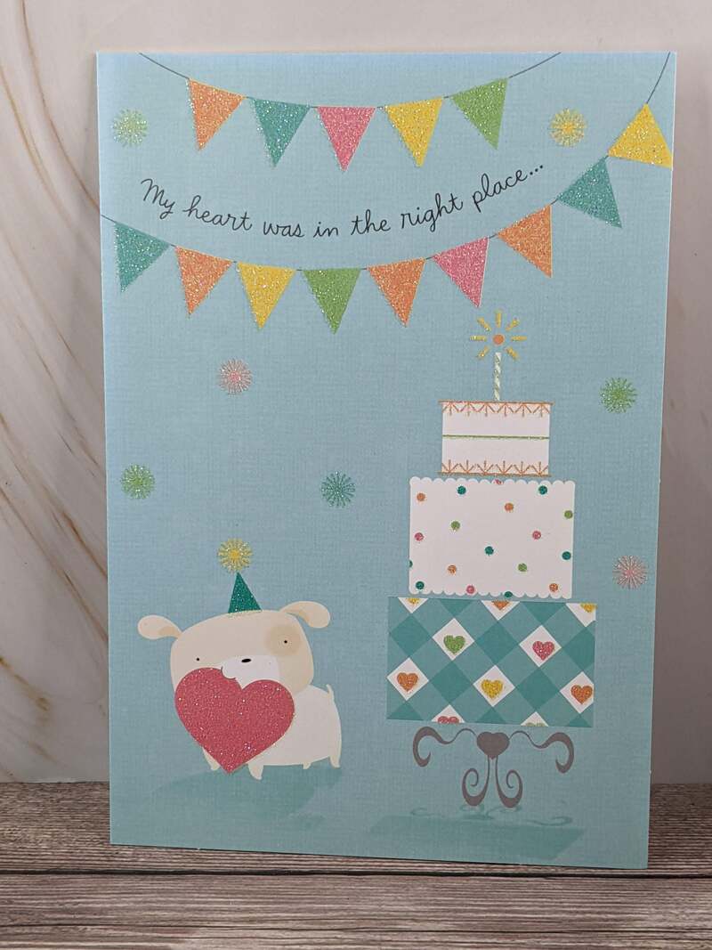 Heartfelt Belated Birthday Card
