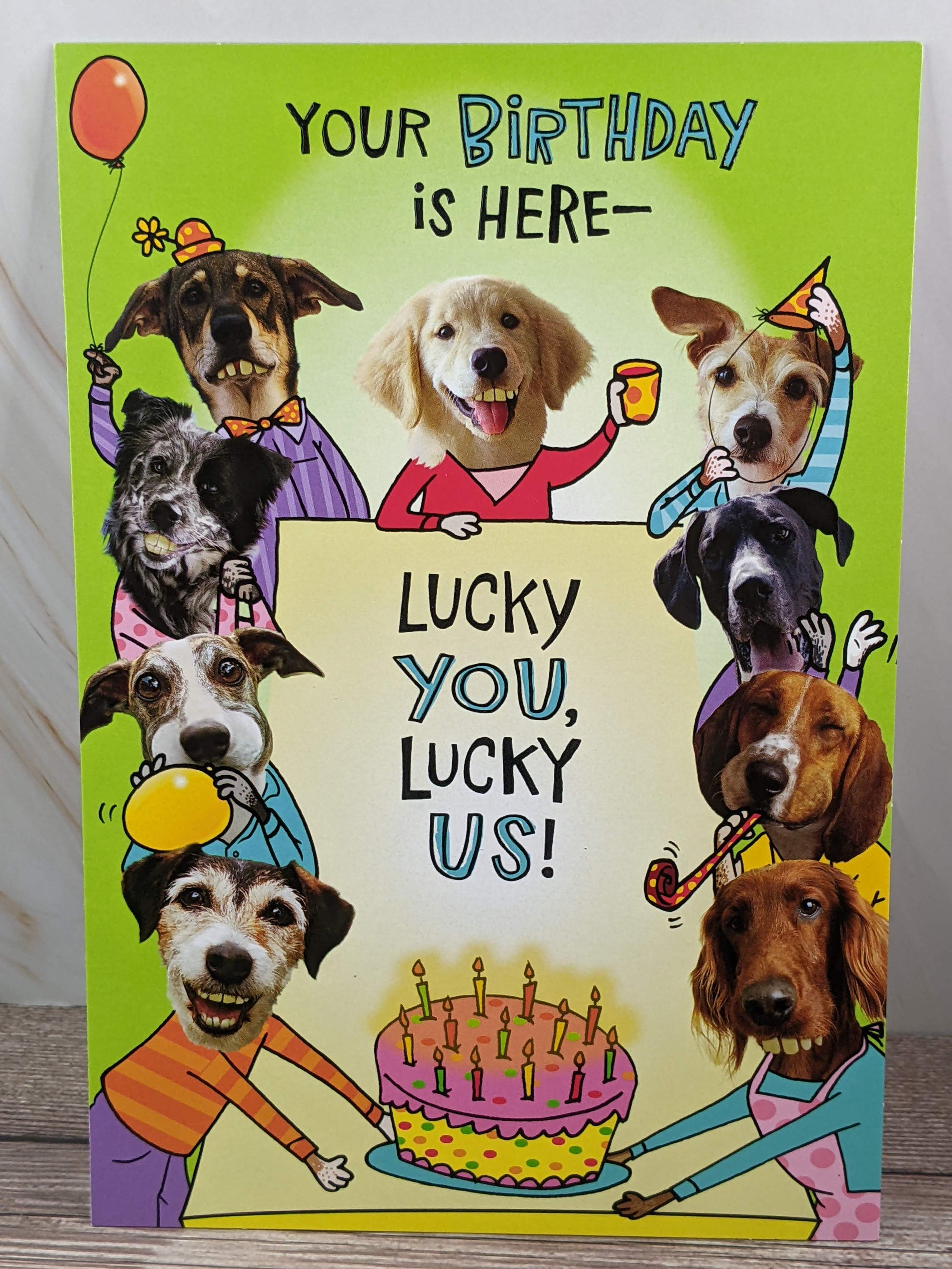 Lucky You Birthday Card