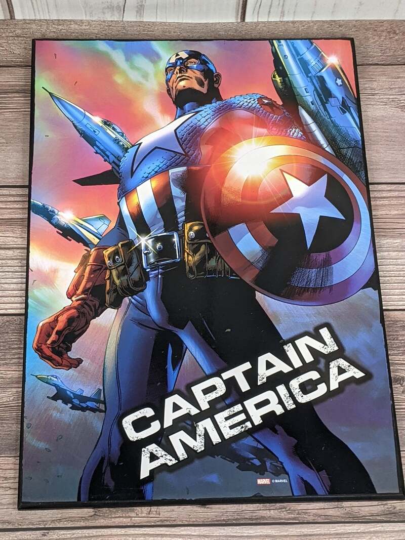 Captain America Wall Decor Plaque