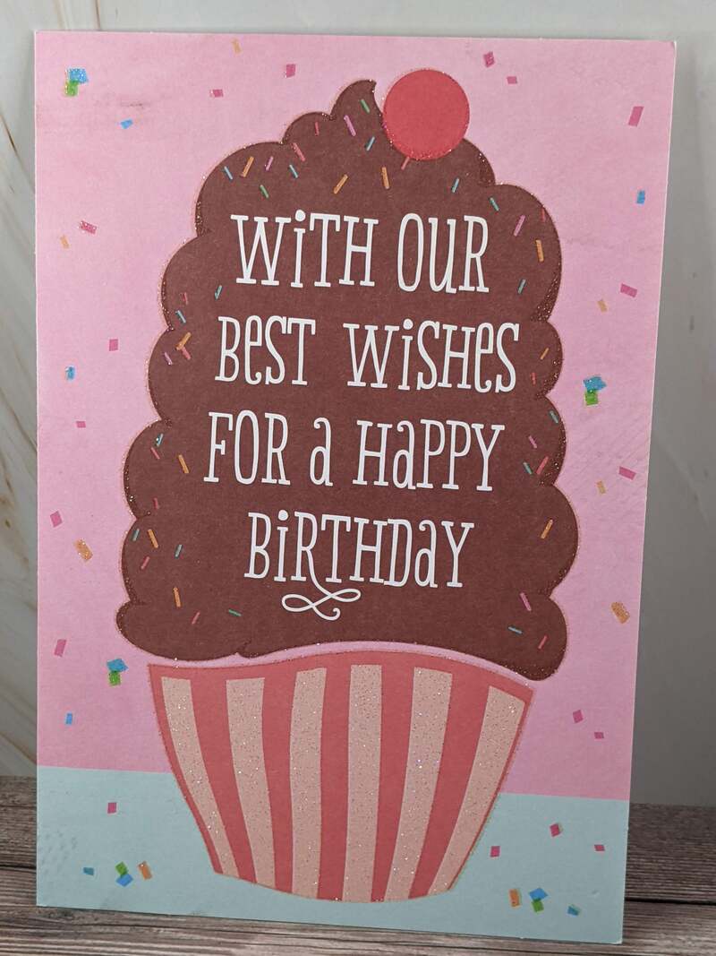 Our Best Wishes Birthday Card