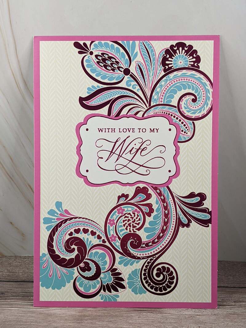 Love to My Wife Birthday Card