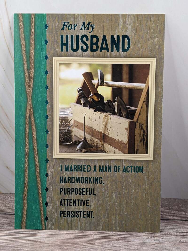 Hardworking Husband Birthday Card