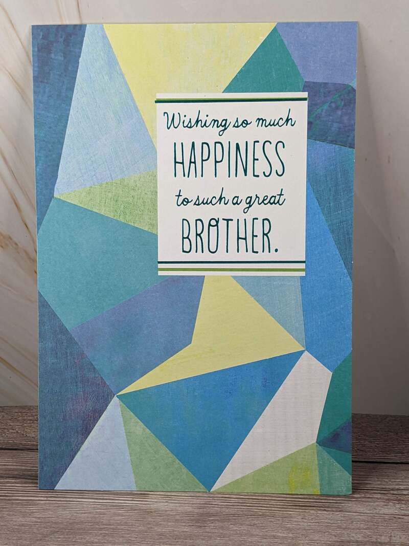 Great Brother Birthday Card