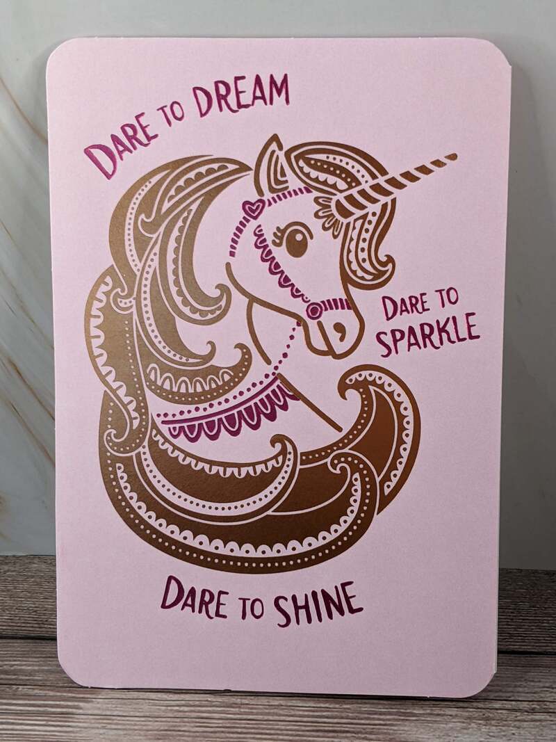 Dare to Dream Girl Birthday Card