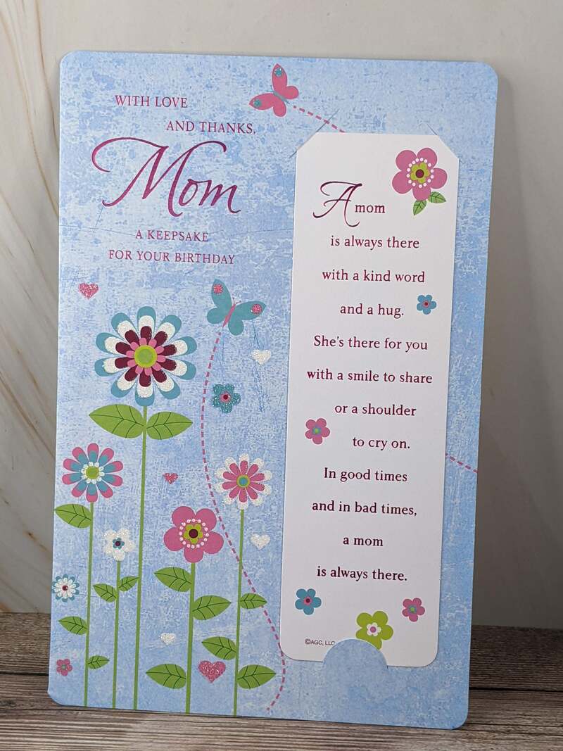 Mother to Count On Birthday Card