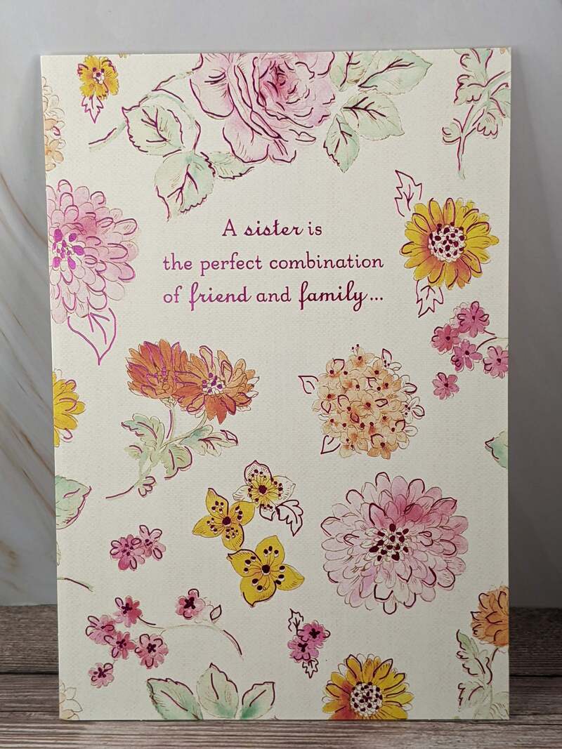 With All My Heart Birthday Card for Sister