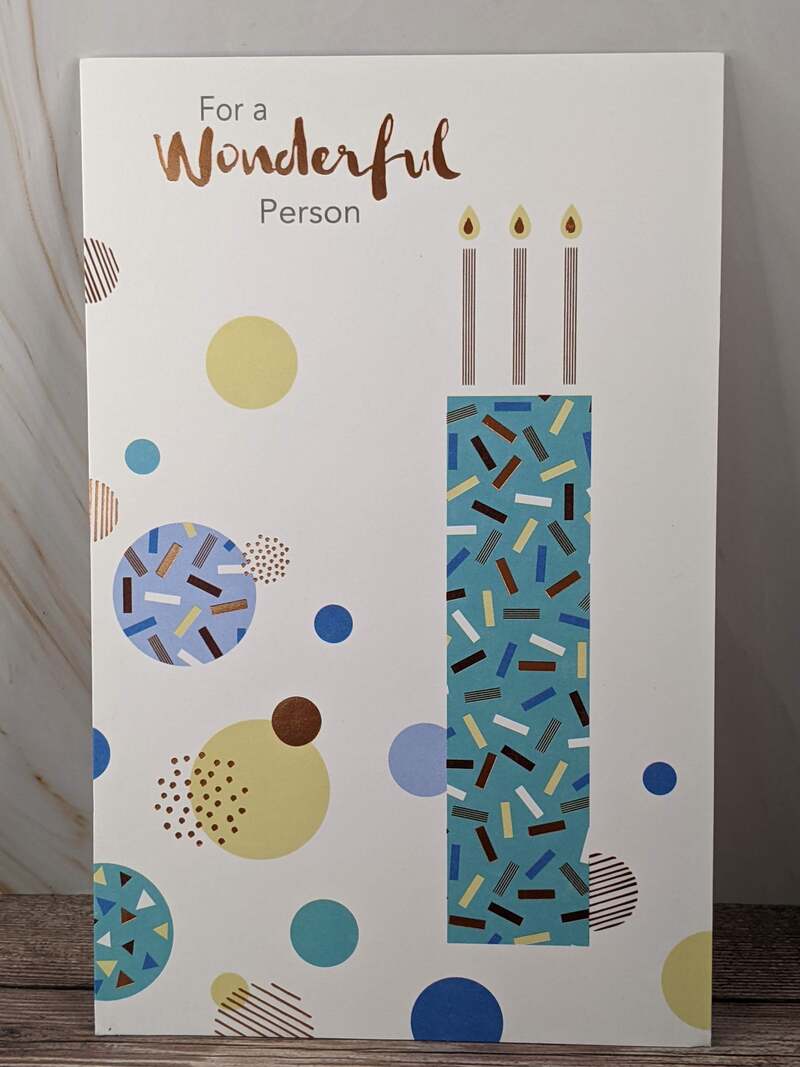 Birthday Card for a Wonderful Person