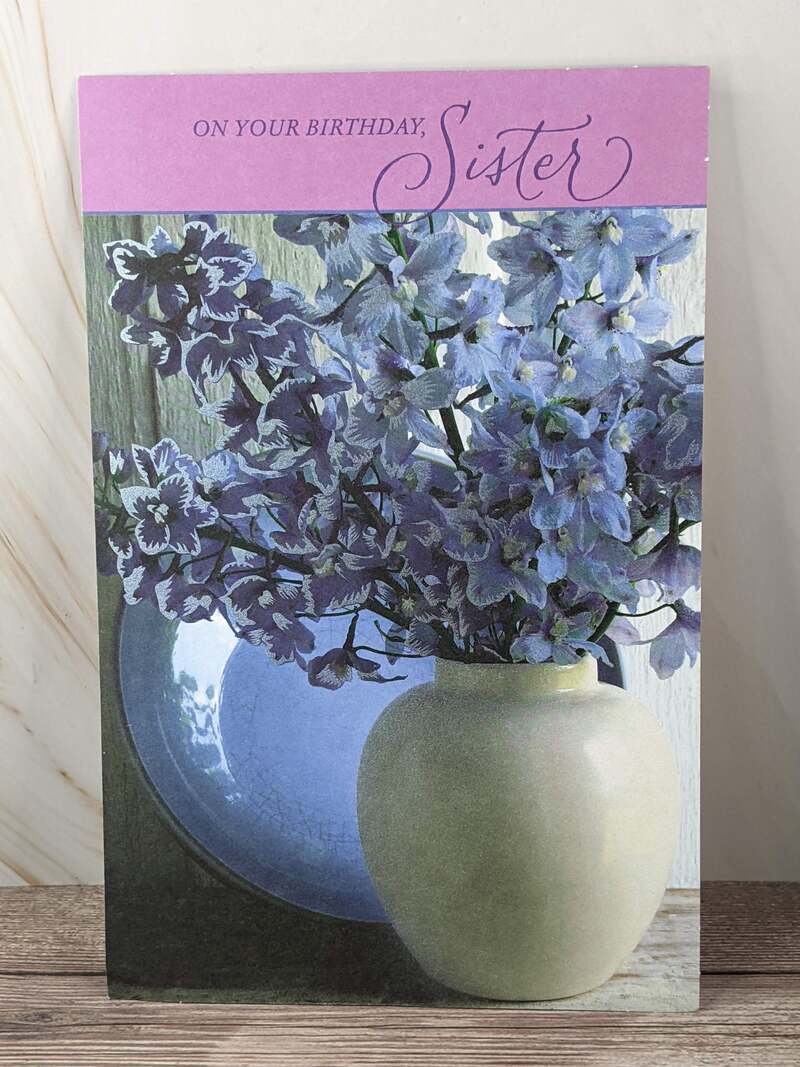 Sister Happiness Birthday Card