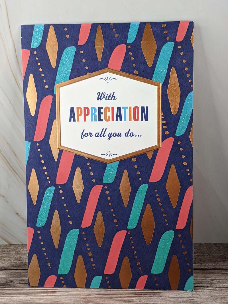 Appreciation Thank You Card