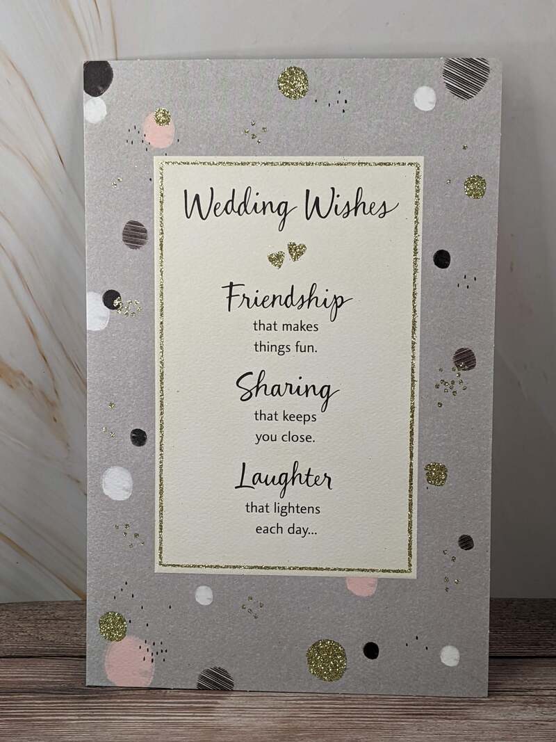 Wedding Wishes Card