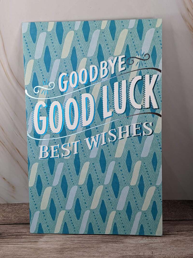 Goodbye Wishes Card