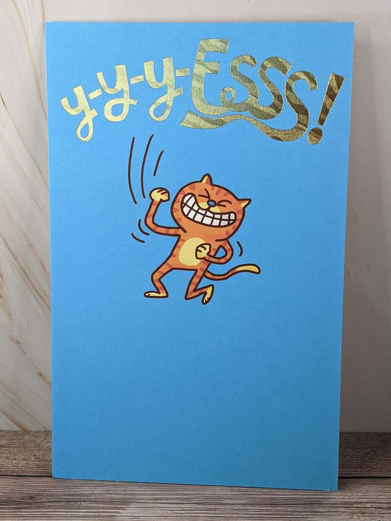 YES Congratulations Card