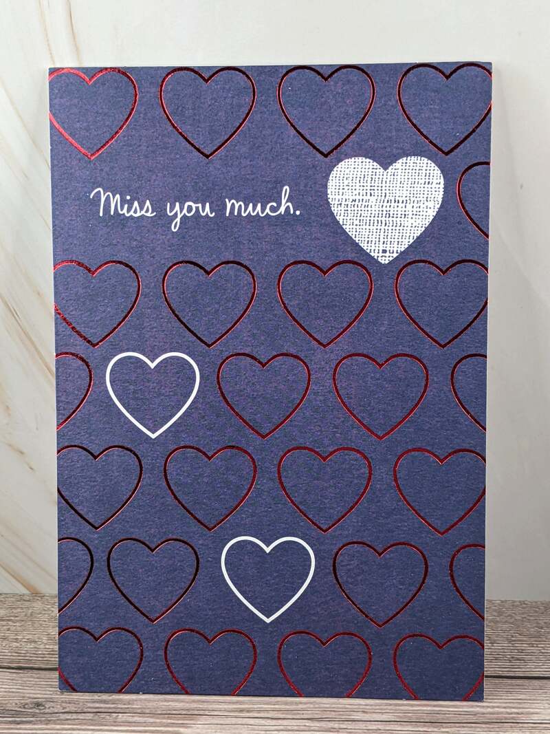 Miss You Much Card