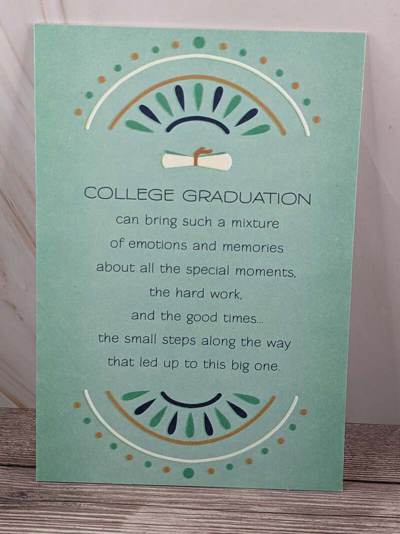 College Graduation Card of Honor