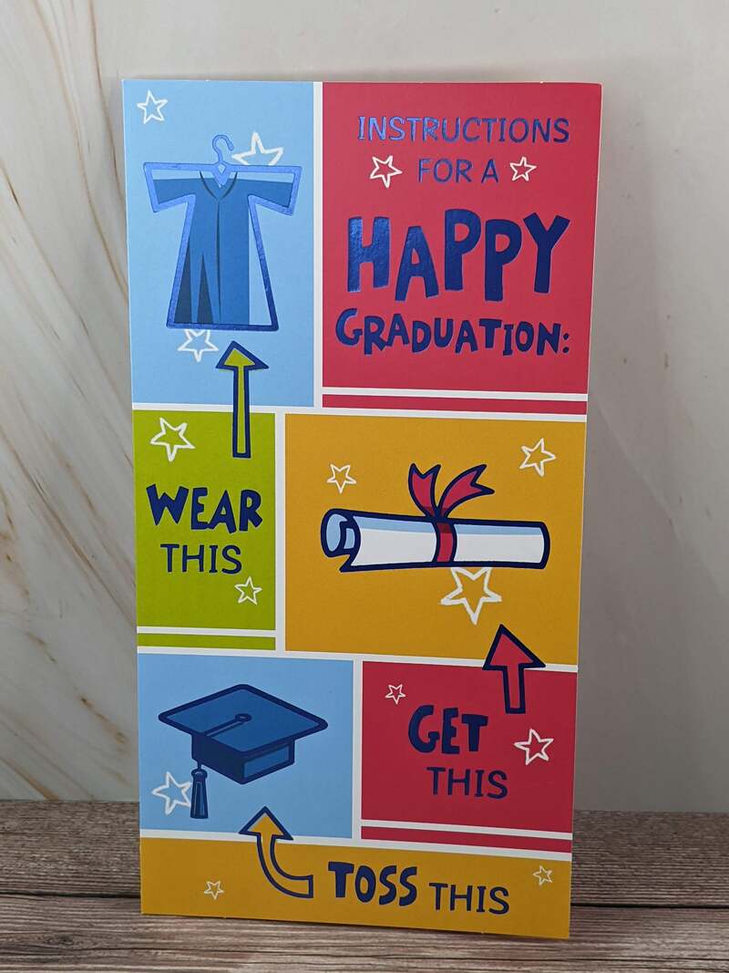 Graduation Instructions Card