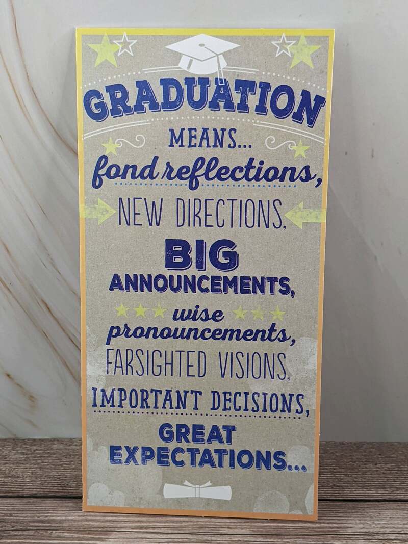 Great Expectations Graduation Card