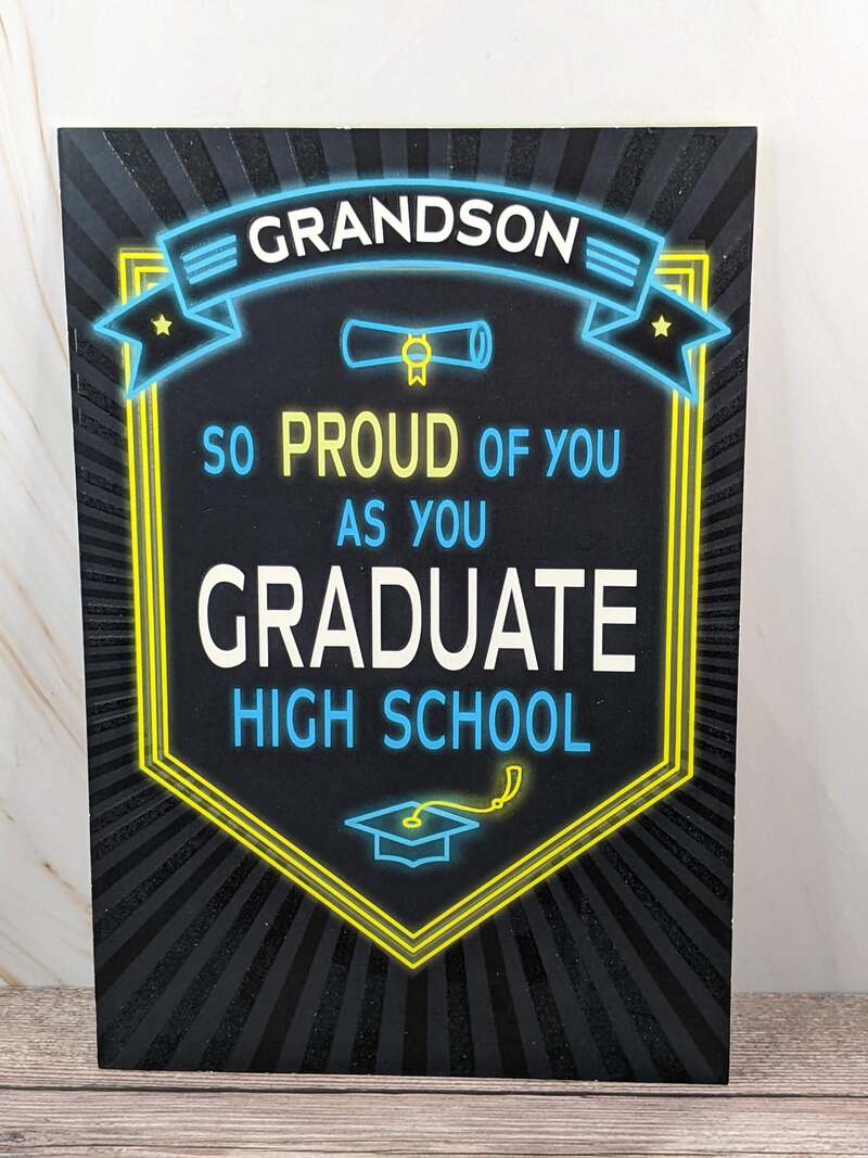 Grandson High School Grad Card