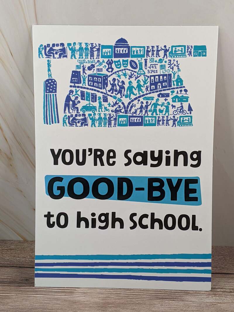 Good-Bye High School Grad Card