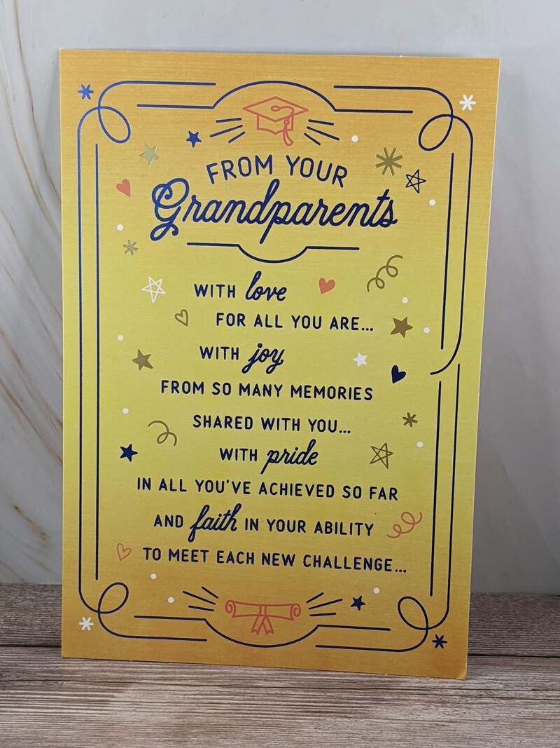 Grad Card from Grandparents